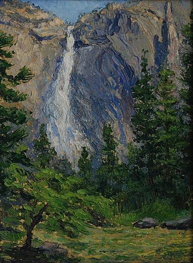 The Broken Arrow And Falls, (painting) — Mary Agnes Yerkes