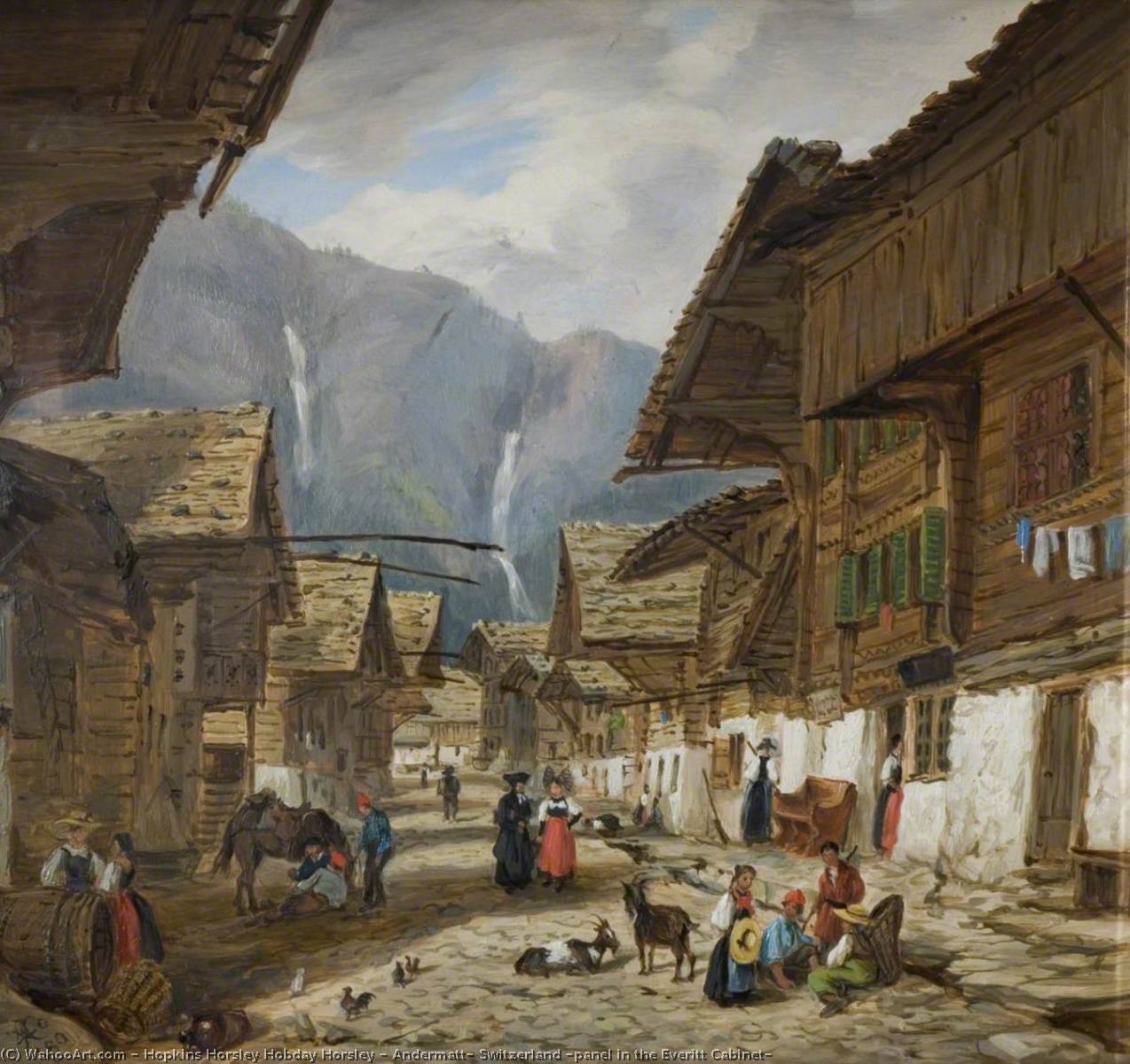 Andermatt, Switzerland (panel In The Everitt Cabinet) — Hopkins Horsley Hobday Horsley