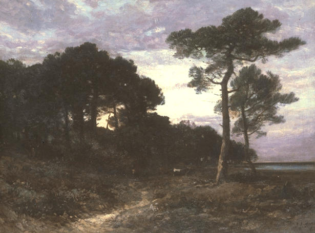 Paysage Des Landes — Louis Auguste Auguin