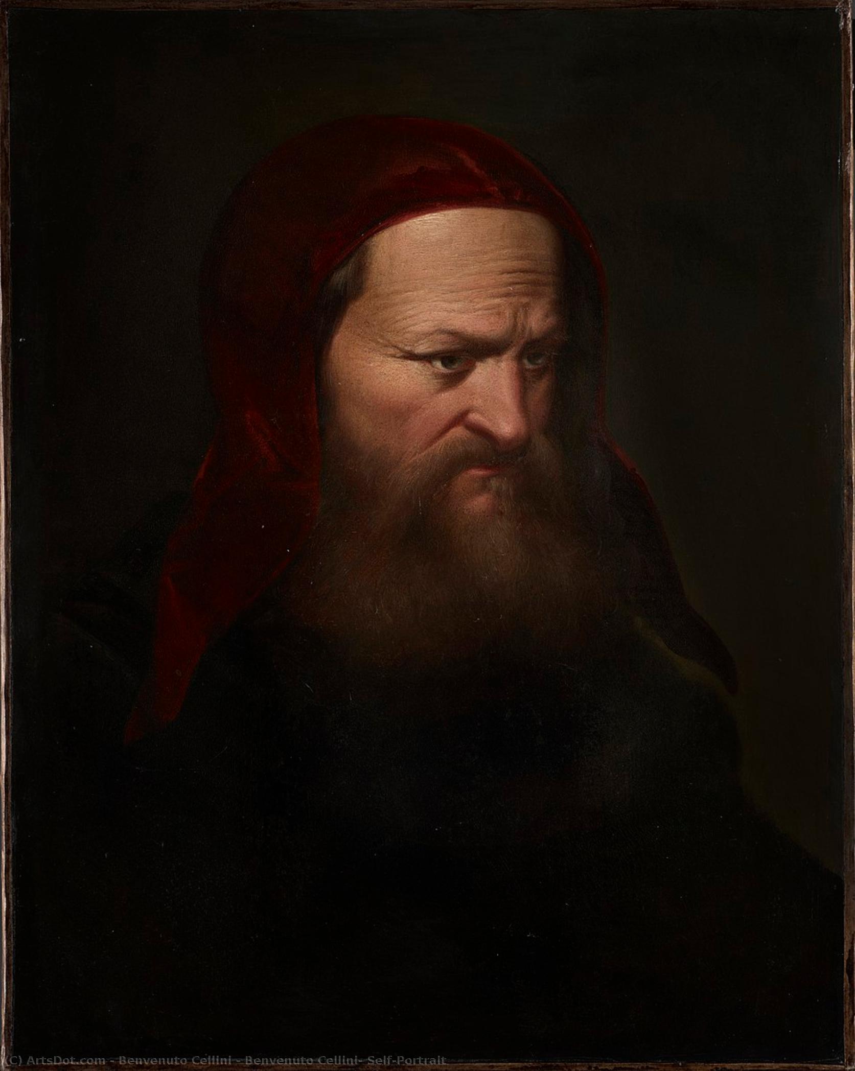 Benvenuto Cellini, Self-portrait — Benvenuto Cellini