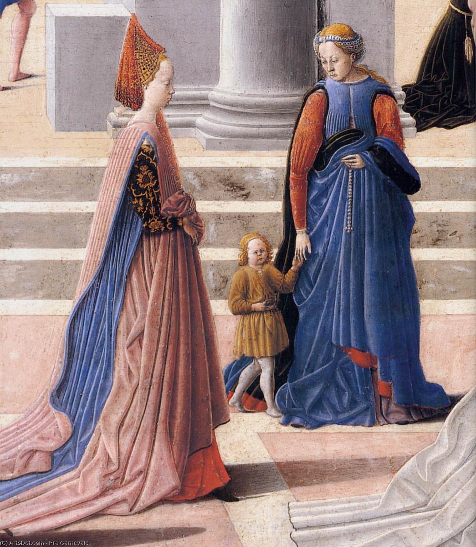 The Birth Of The Virgin (detail) — Fra Karnivale