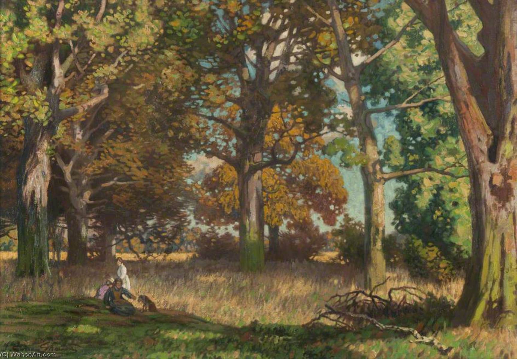 Woods In Autumn — Thomas Corsan Morton