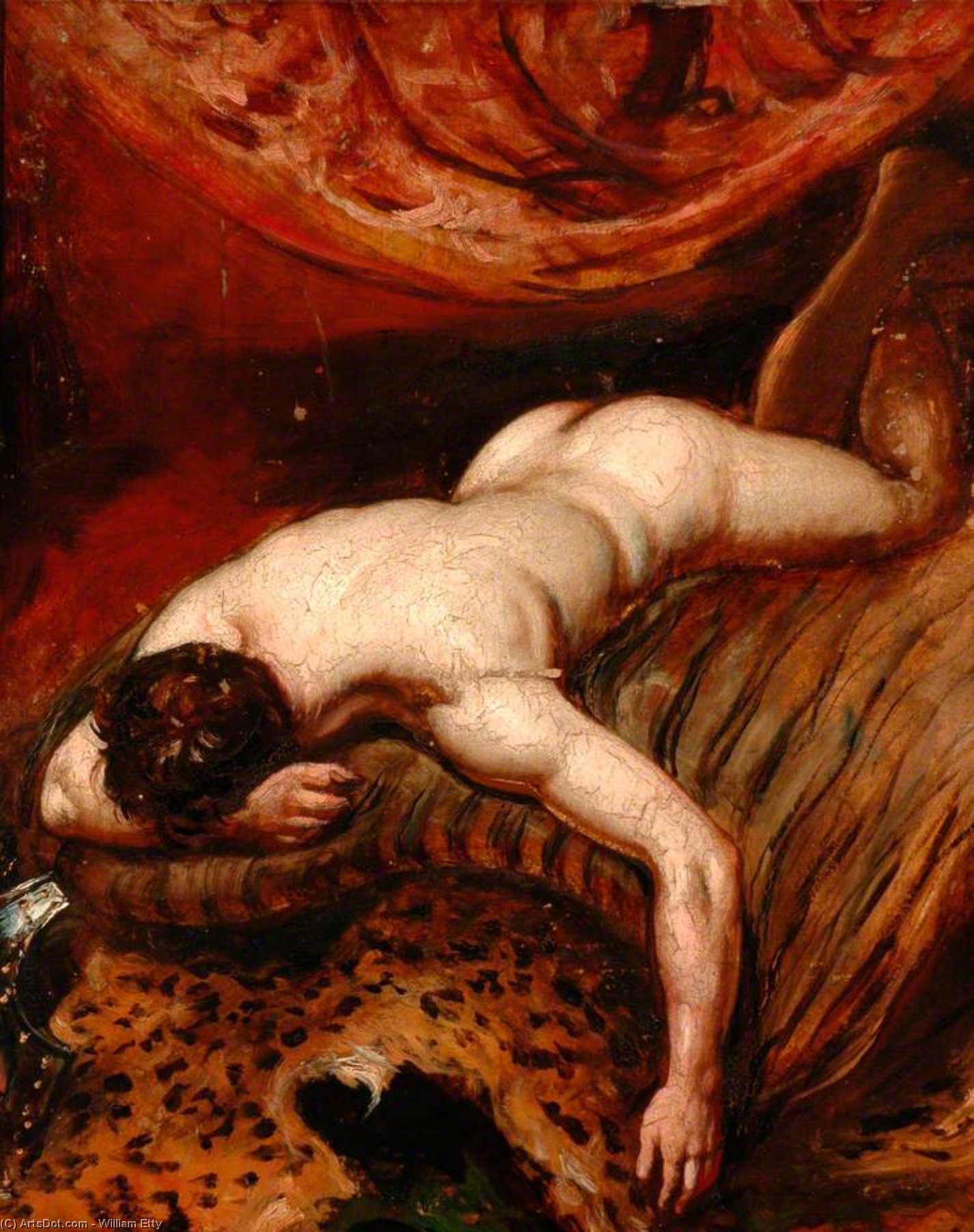 Man Lying Face Down — Уильям Этти
