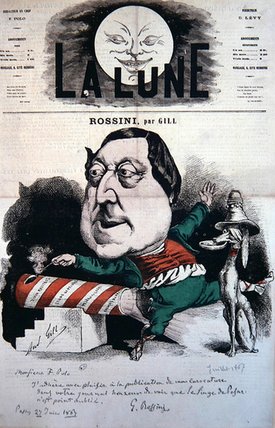 Front Cover Of 'la Lune' Magazine — André Gill