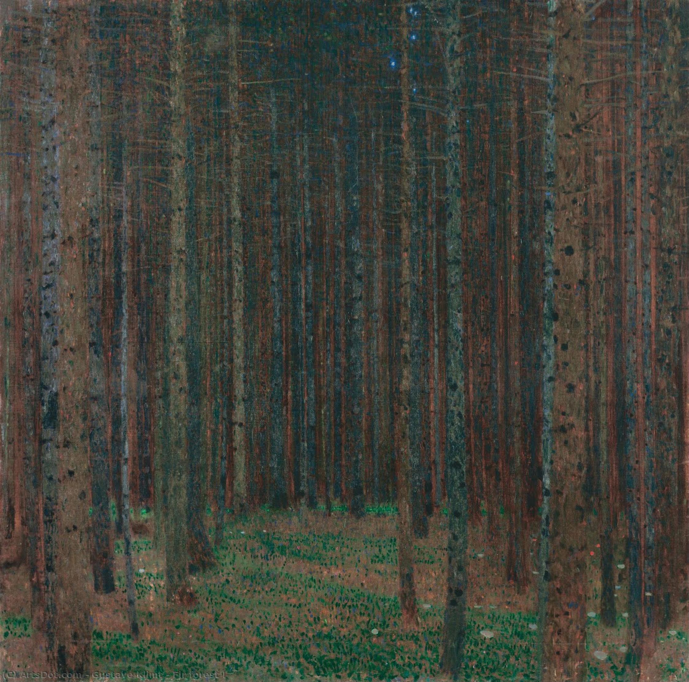 Fir Forest I — Gustav Климпт