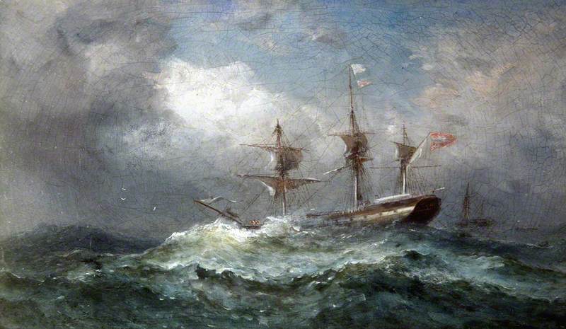 Ship In Distress, Hove To — James Harris Senior