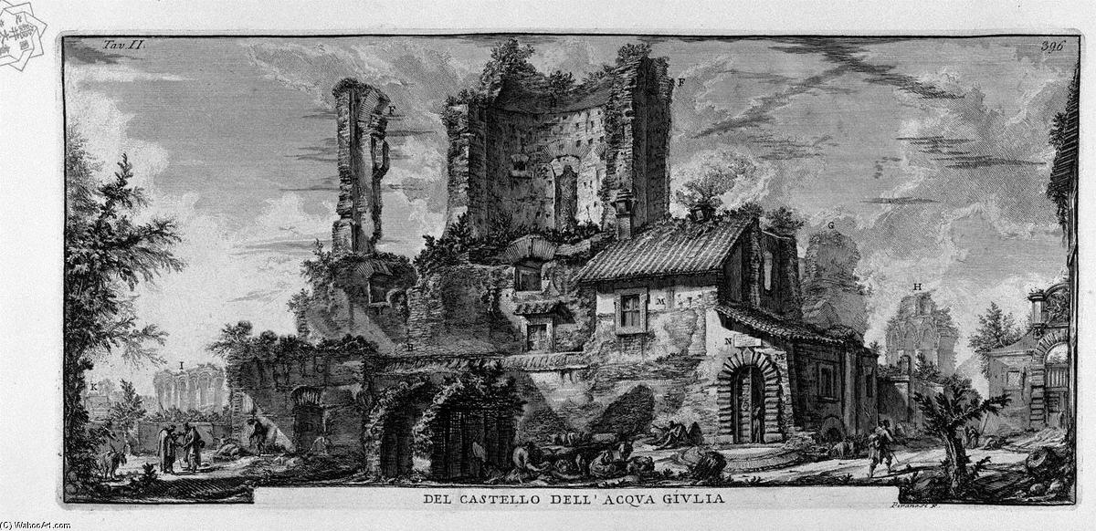 Perspective Of The Front Of The Castle Ruins — Giovanni Battista Piranesi