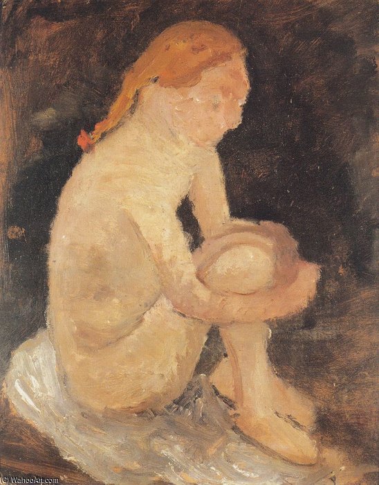 Seated Girl — Паула Модерсон-бекер