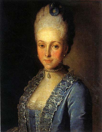 Portrait Of Alexandra Perfilyeva — Carl Ludwig Johann Christineck