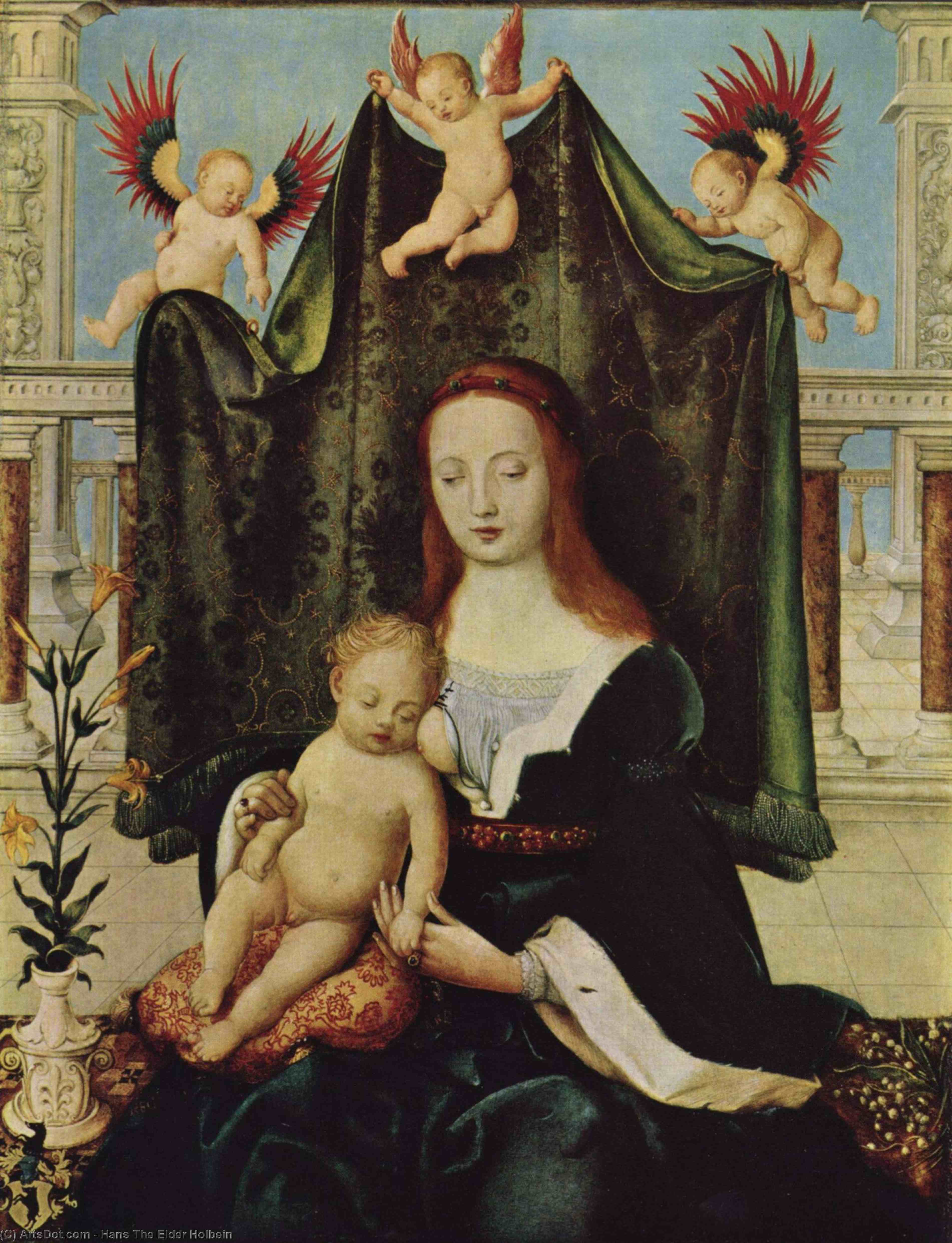 Madonna And Child — Hans The Elder Holbein