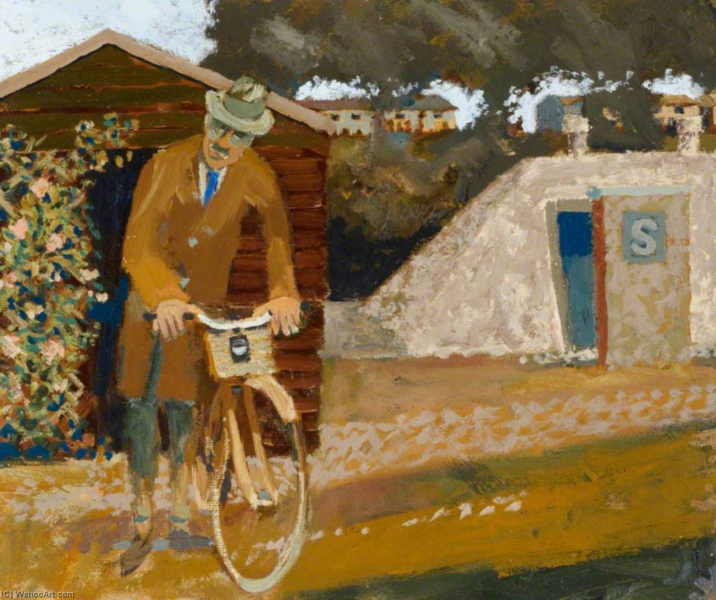 The Walnuts The Warden's Main Post And The Public Shelters, 1940 — Stephen Chaplin