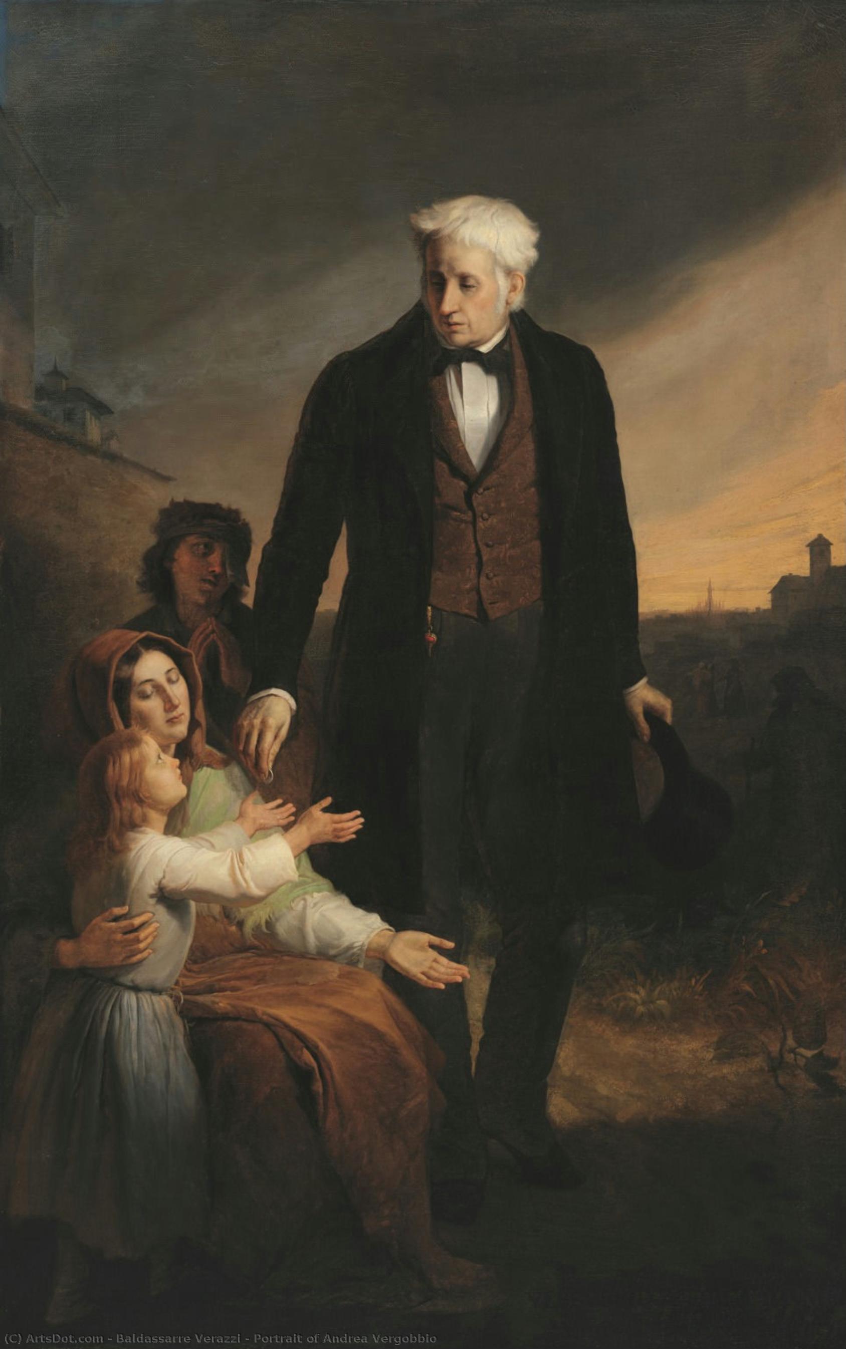 Portrait Of Andrea Vergobbio — Baldassarre Verazzi