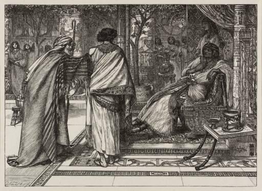 Joseph Presents His Father To Pharoah — Sir Edward John Poynter