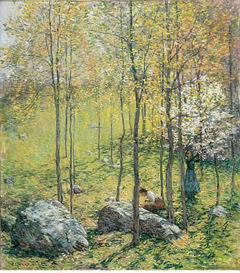 Dogwood Blossoms (no. 1) — Willard Leroy Metcalf