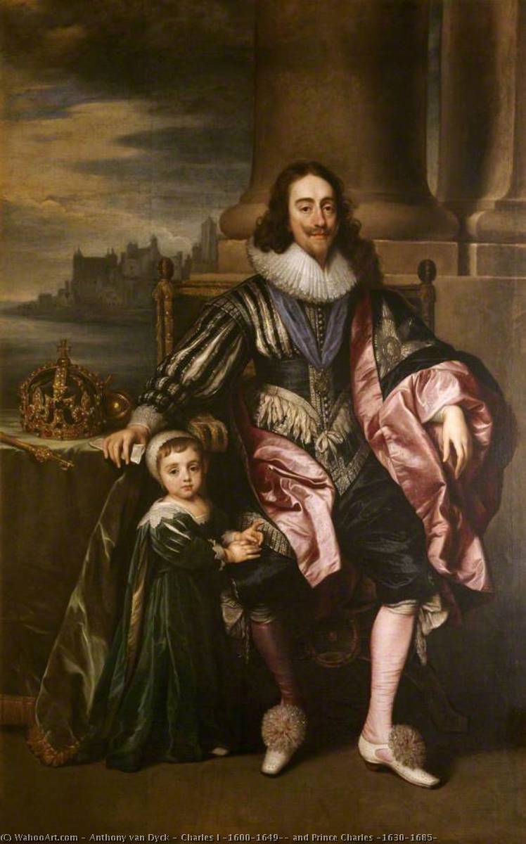 Charles I (1600–1649), And Prince Charles (1630–1685) — Sir Anthony Van Dyck
