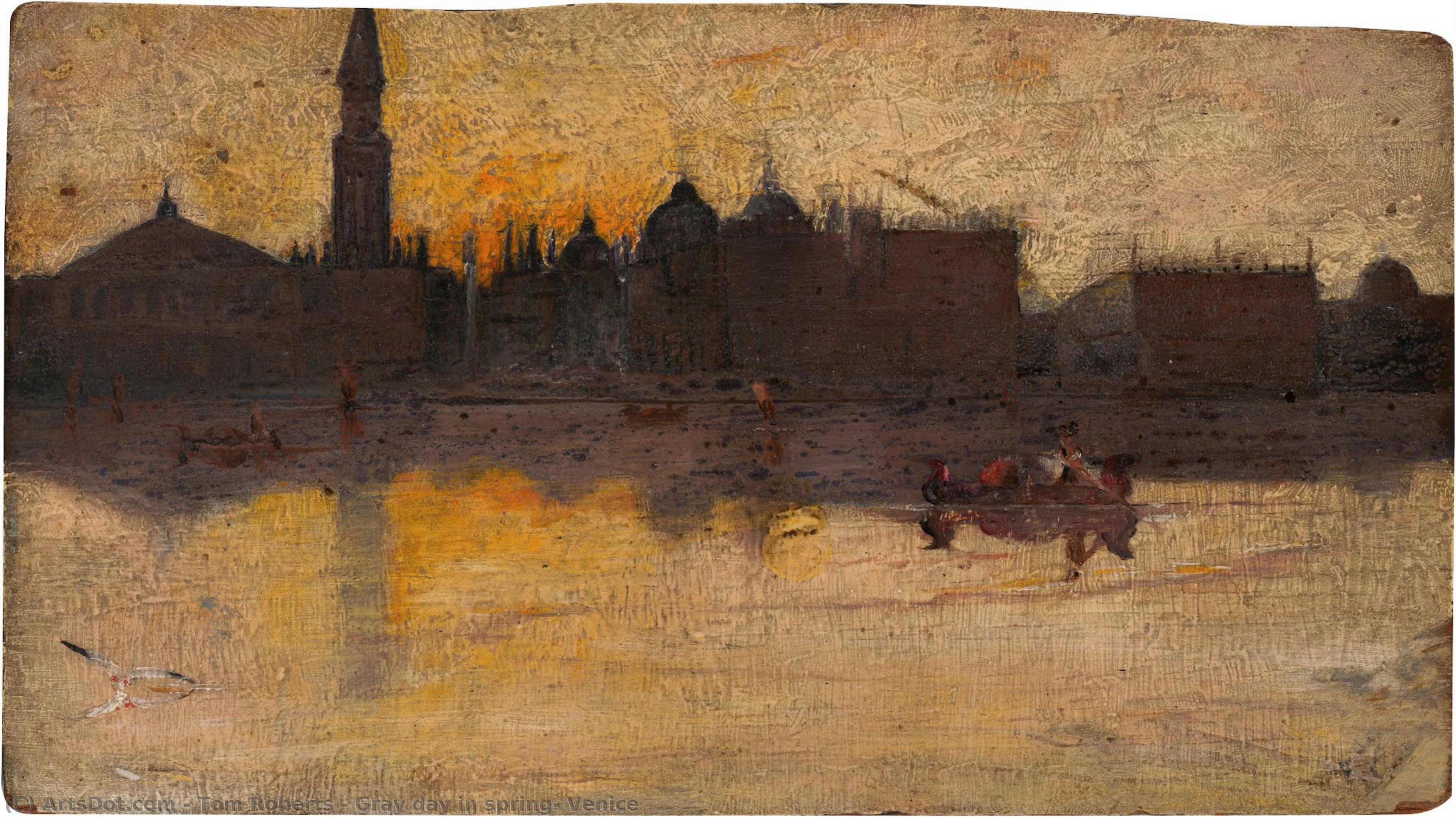 Gray Day In Spring, Venice — Том Робертс