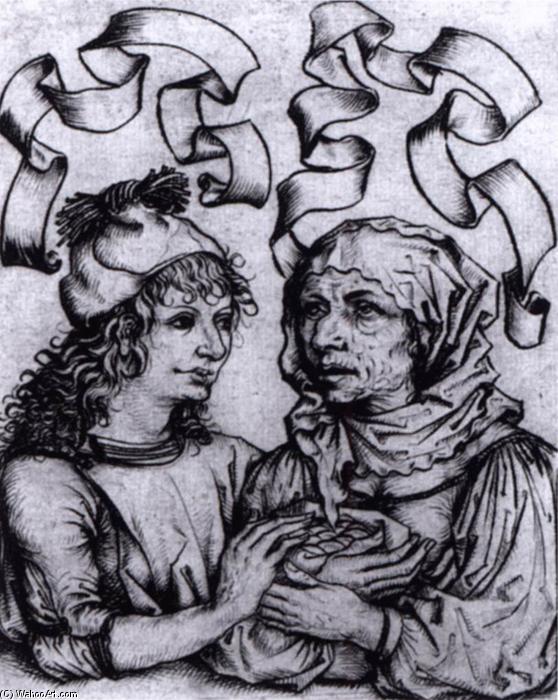 Ill-matched Couple: Young Man And Old Woman — Master Of The Housebook
