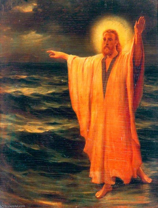 Christ Walking On Water — Philip Richard Morris
