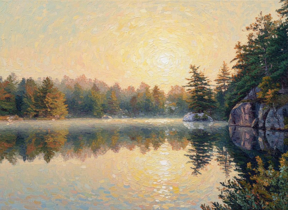 Ethereal Radiance: The Golden Mirror — Nicolas Dupont