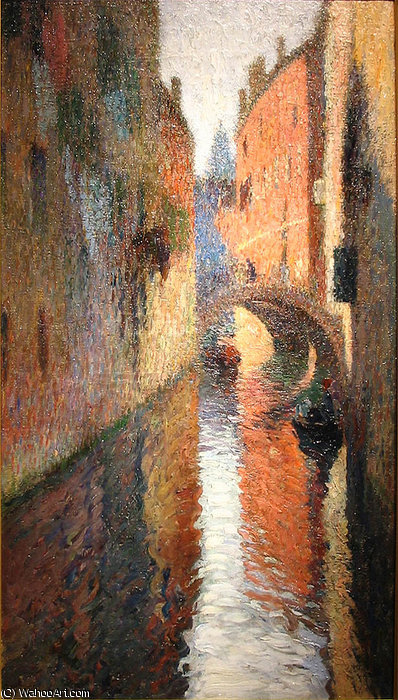 Canal In Venice — Henri Jean Guillaume Martin