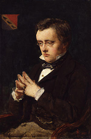 Portrait Of Wilkie Collins — Sir John Everett Millais