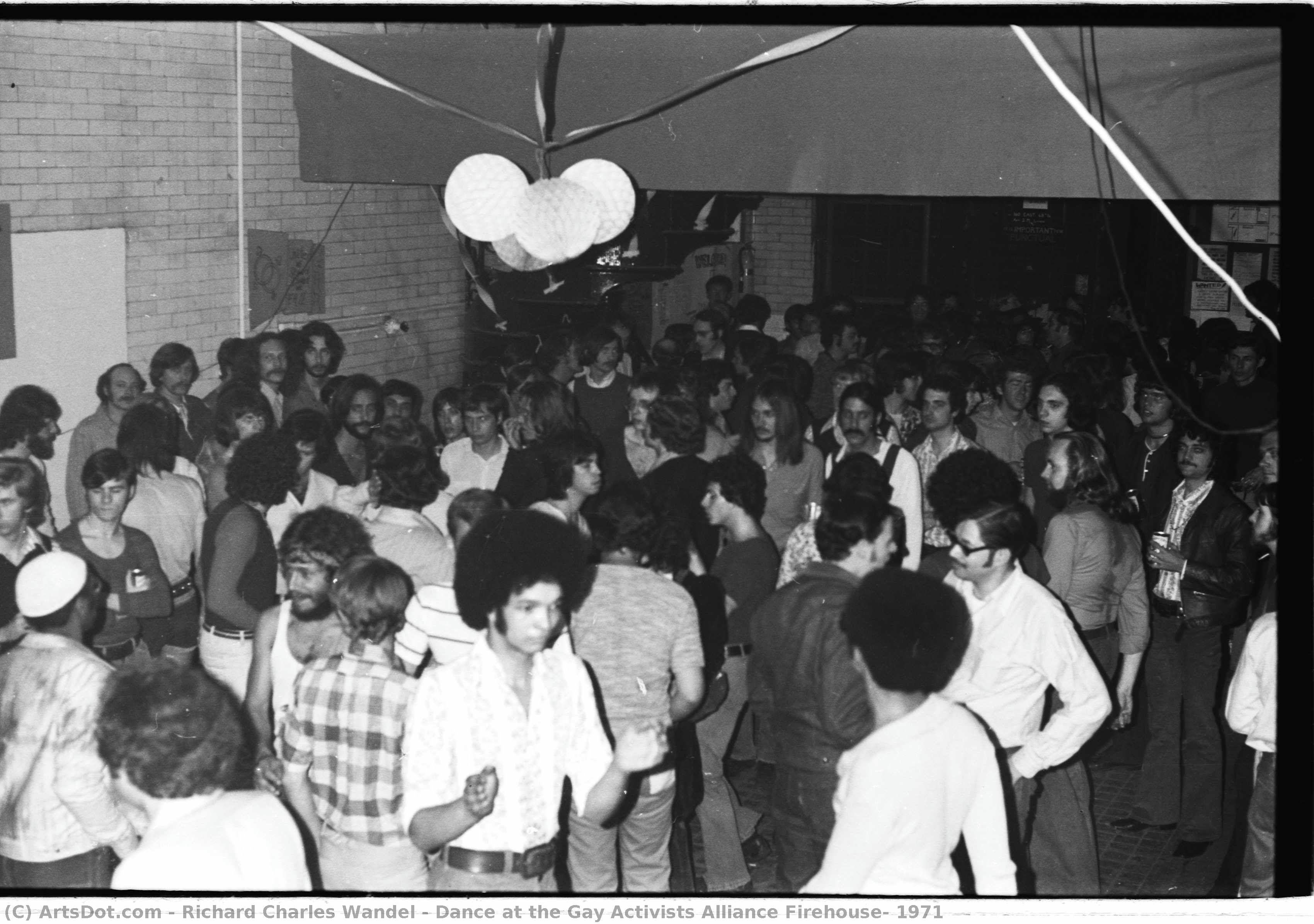Dance At The Gay Activists Alliance Firehouse, 1971 — Richard Charles Wandel
