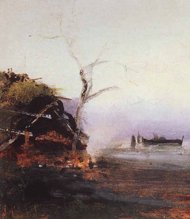 Bonfire Of The River — Aleksey Savrasov