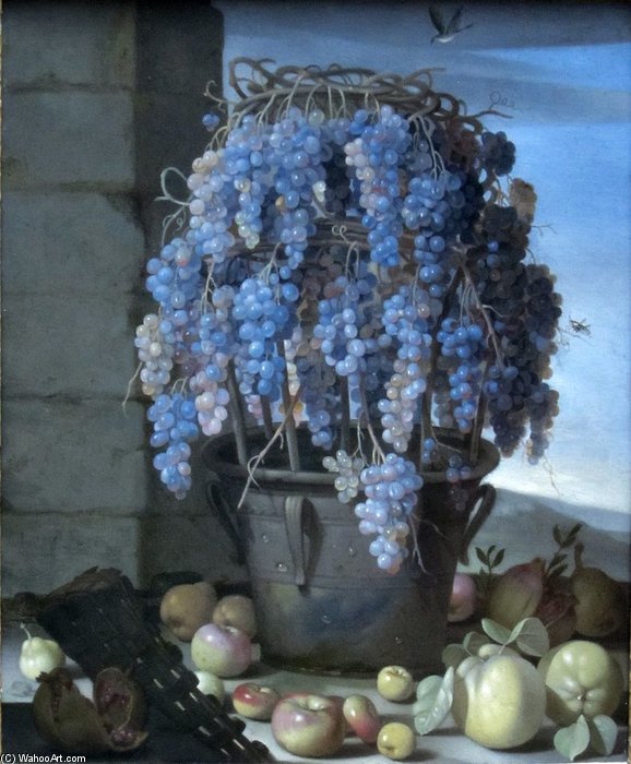 Still Life With Grapes And Other Fruits — Luca Forte