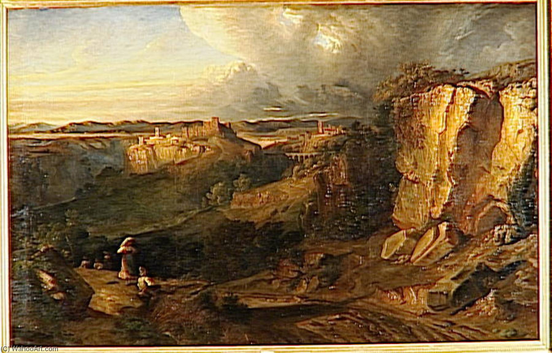 Spolete Dit À Tort Vue De La Campagne De Naples — Pol Uet