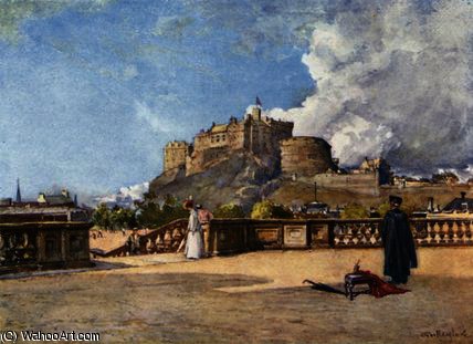 The Castle From The Terrace Of Heriot's Hospital — John Fulleylove