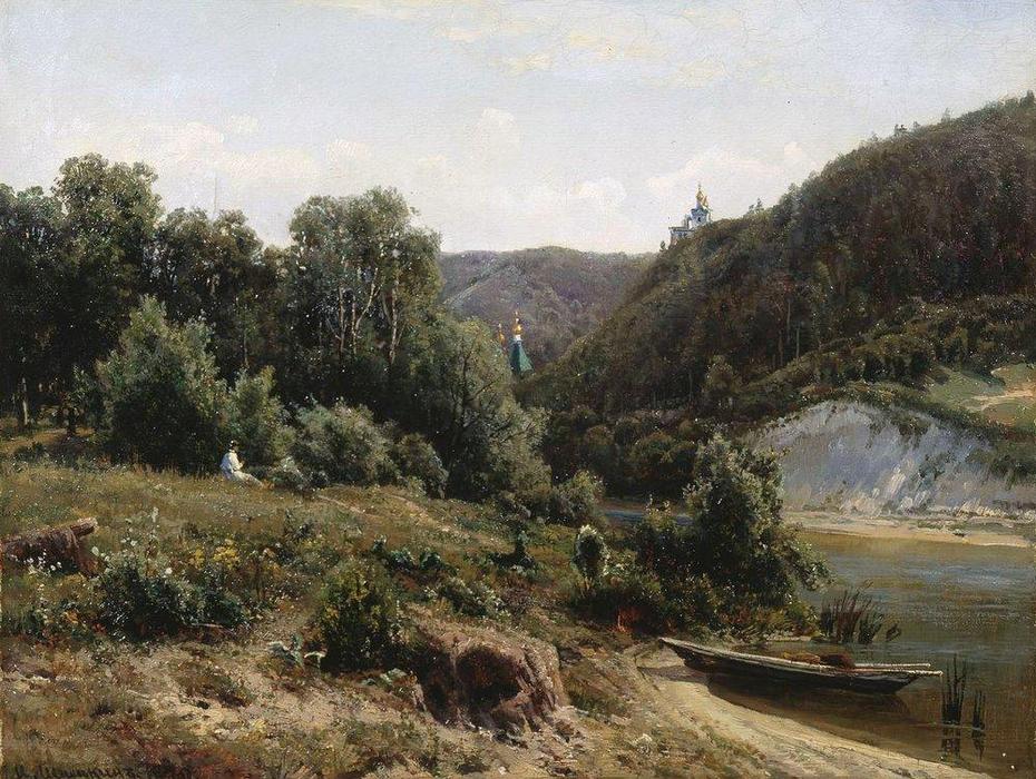 Near The Monastery — Ivan Ivanovich Shishkin