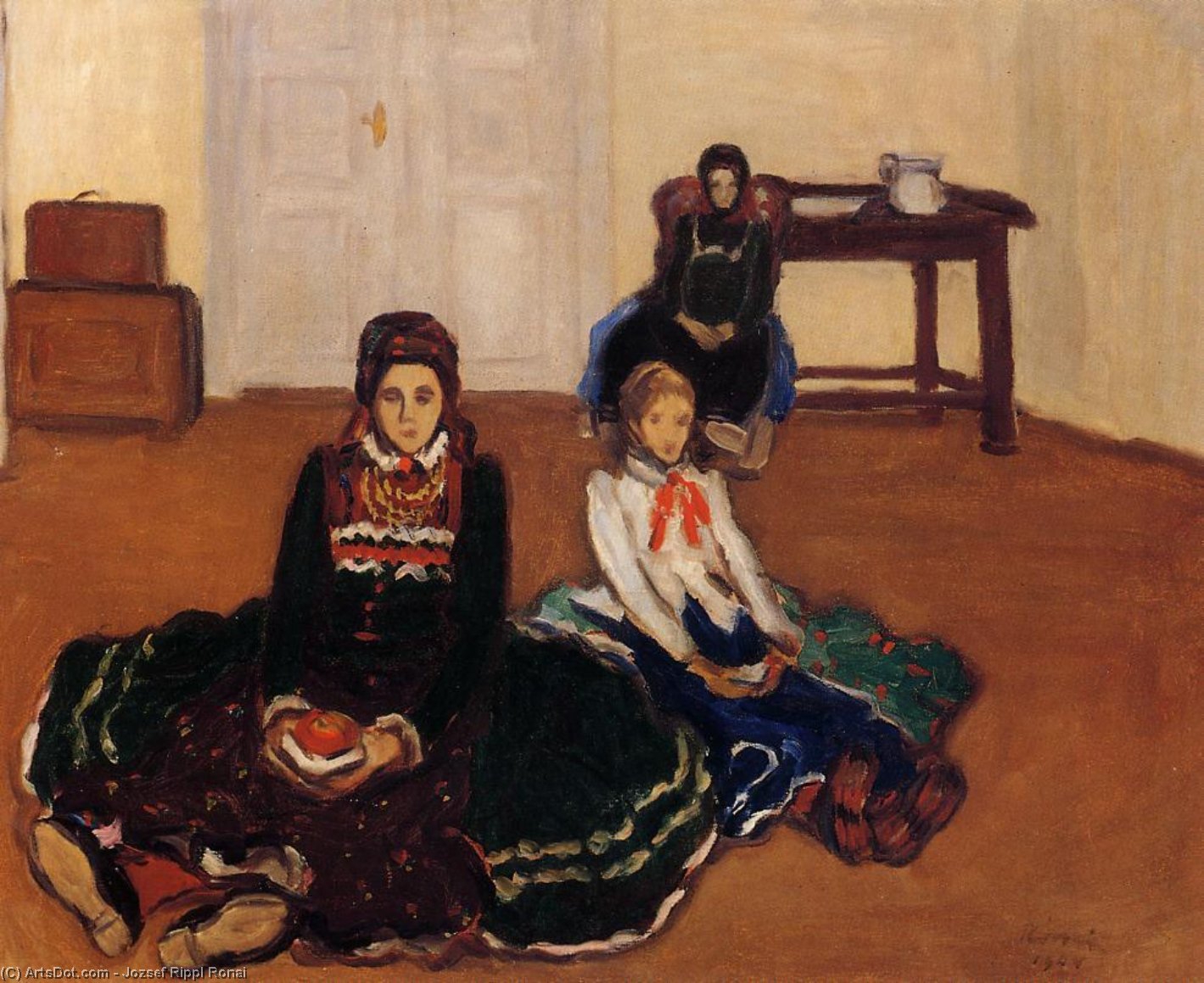 Woman At Riga — József Rippl-rónai