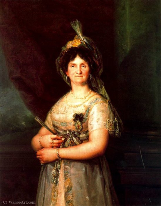 Portrait Of Maria Luisa Of Parma — Vicente López Y Portaña