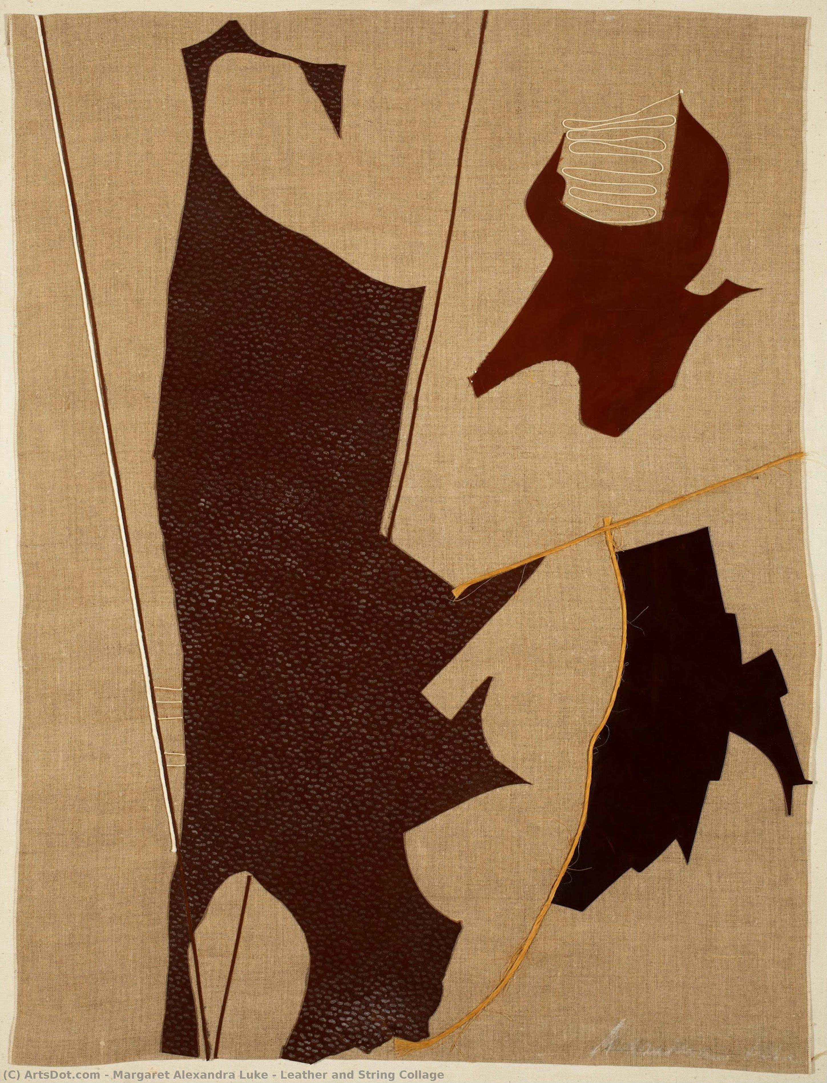 Leather And String Collage — Margaret Alexandra Luke