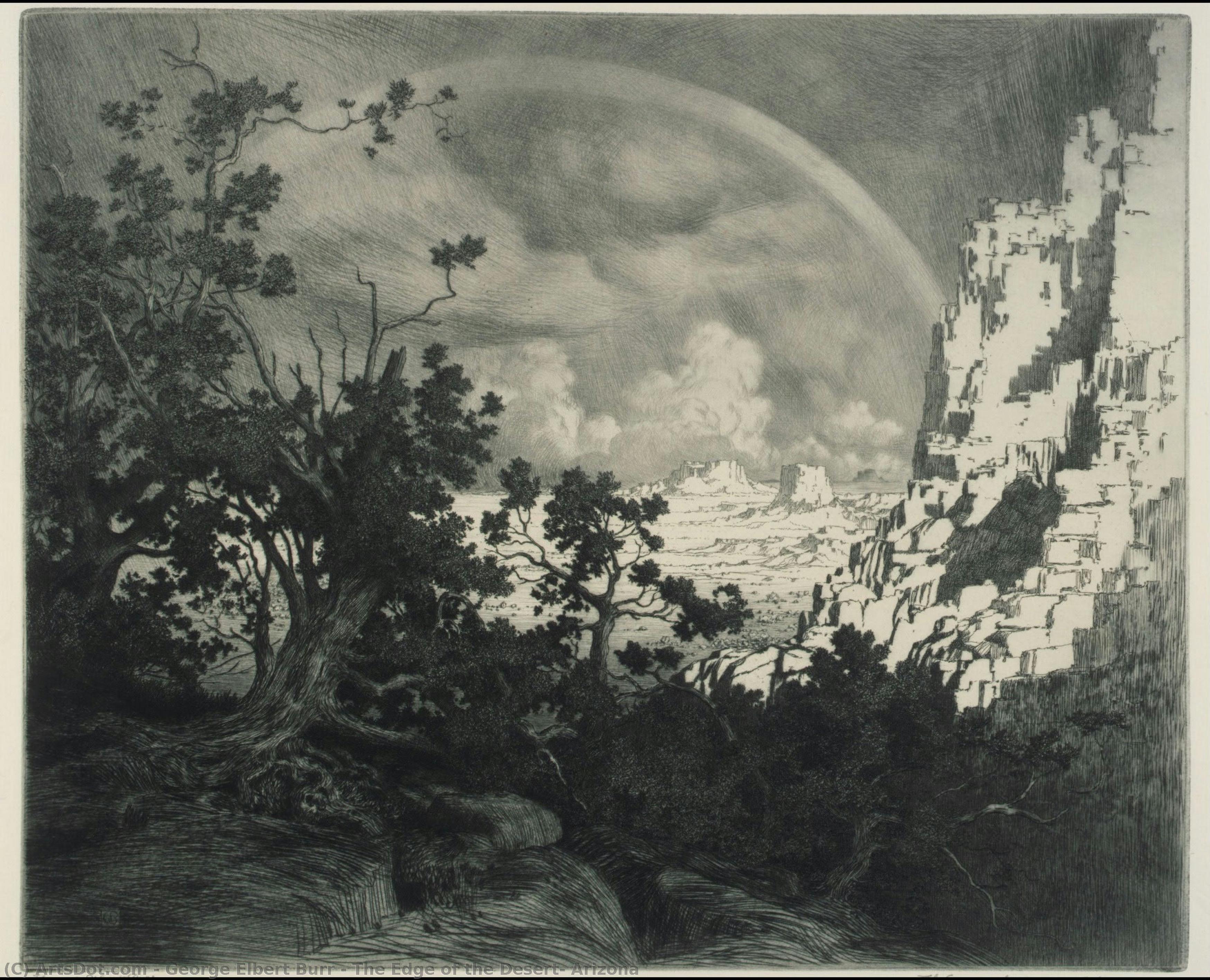 The Edge Of The Desert, Arizona — George Elbert Burr