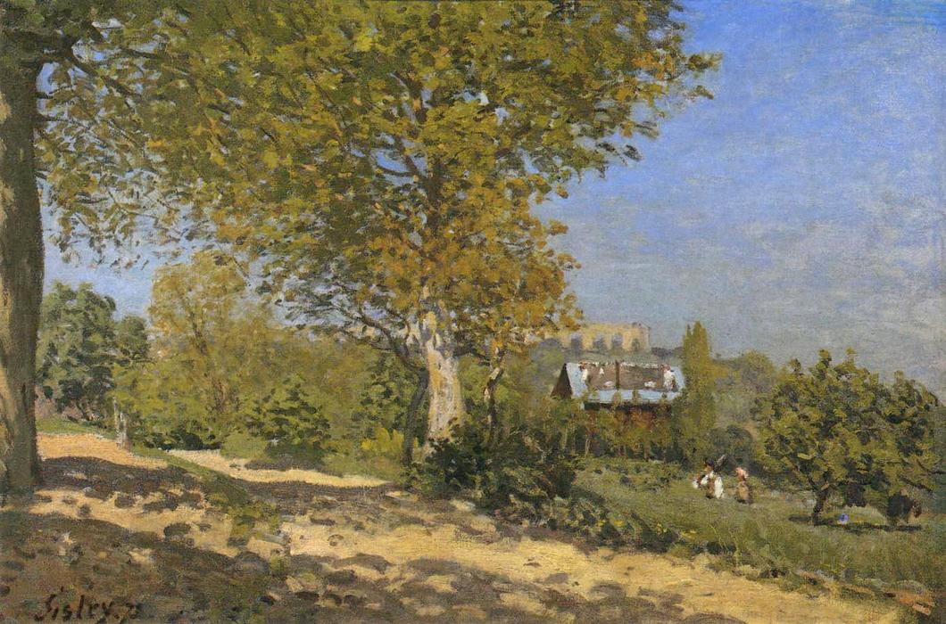 Near Louveciennes — Alfred Sisley