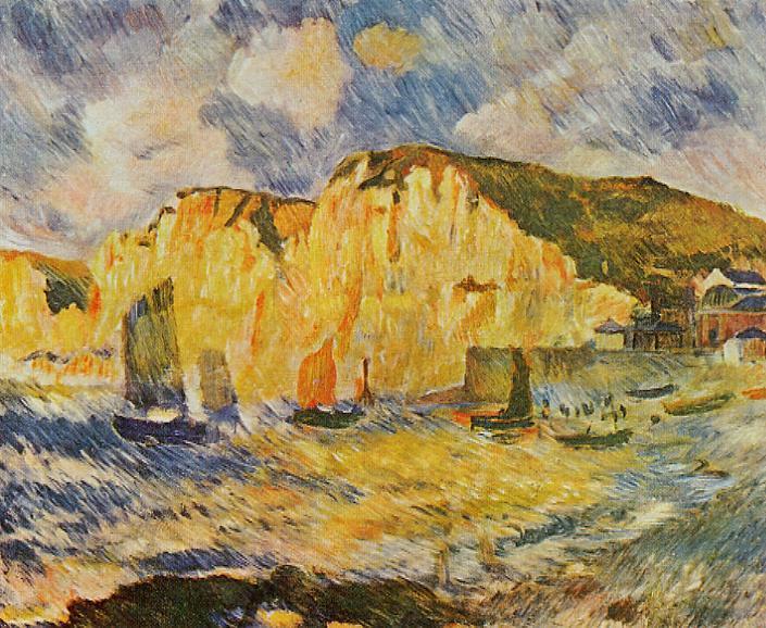 Cliffs — ピエール＝オーギュスト・ルノワール
