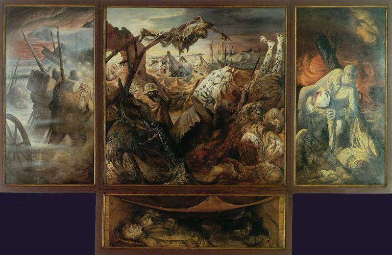 Triptychon Der Krieg (war Triptych) — Отто Диккс