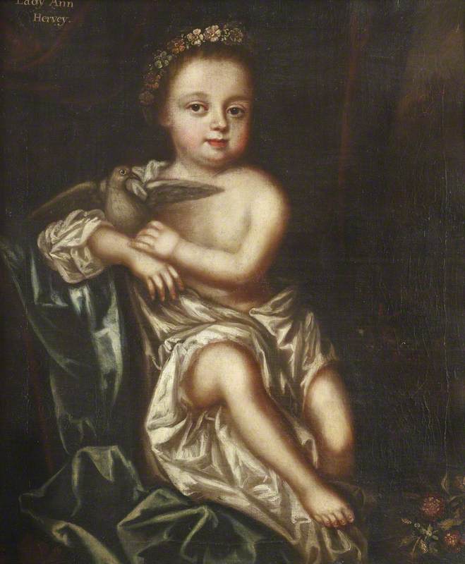 Lady Anne Hervey (1707–1771), As A Child — Joseph Brook