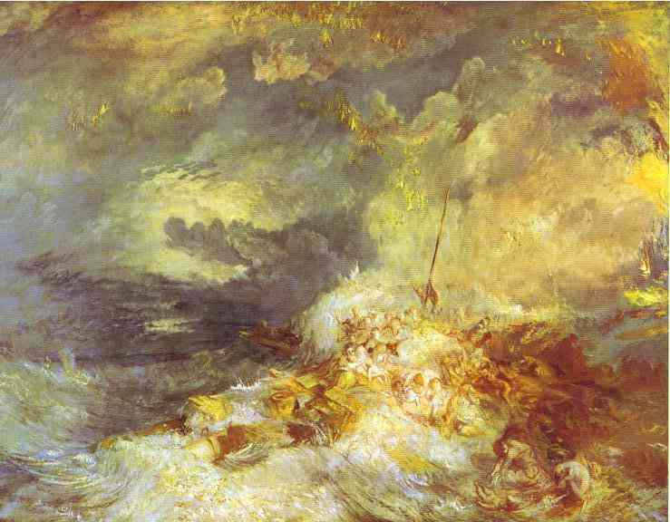 Fire At Sea — Joseph Mallord William Turner