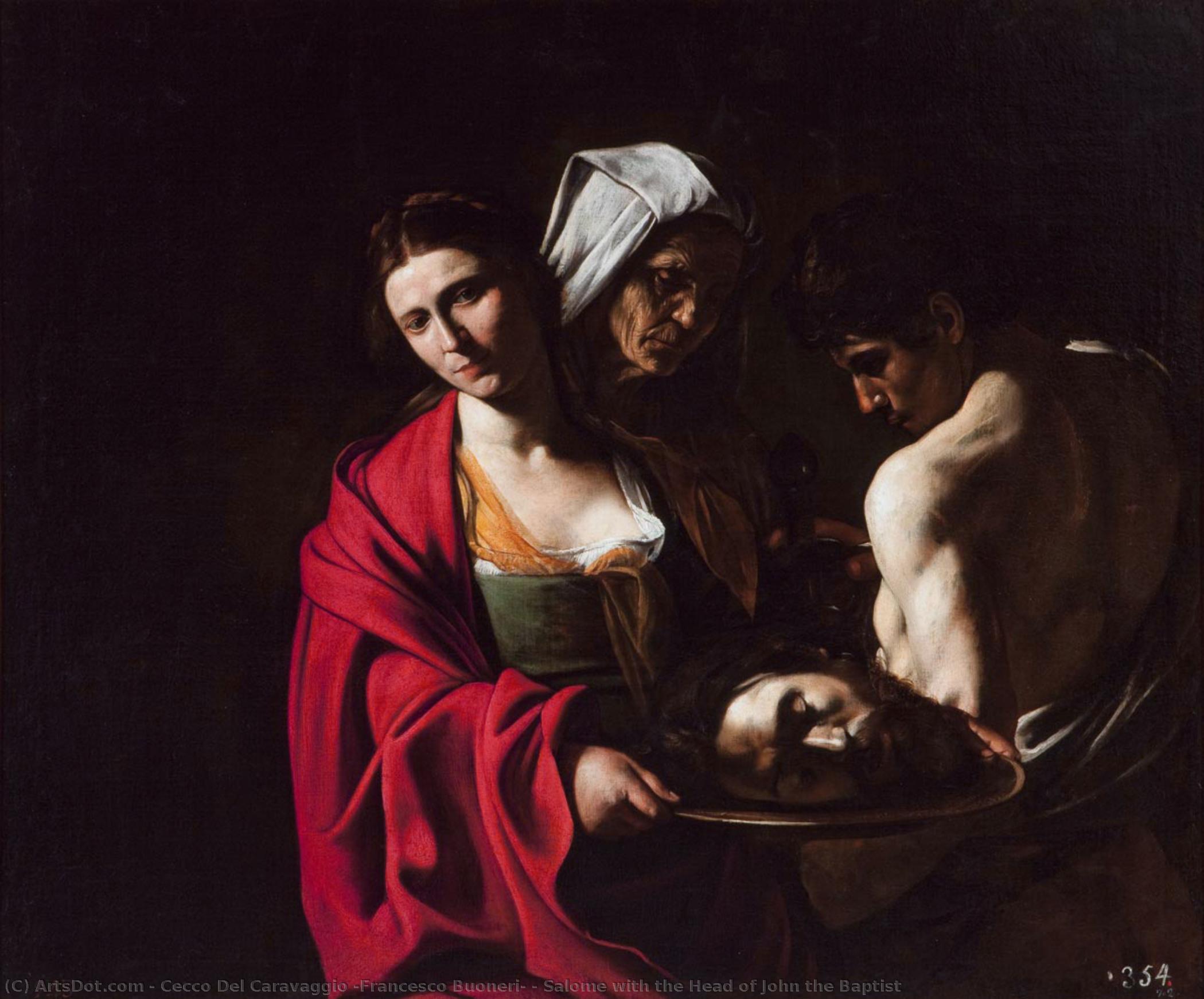 Salome With The Head Of John The Baptist — Cecco Del Caravaggio (francesco Buoneri)