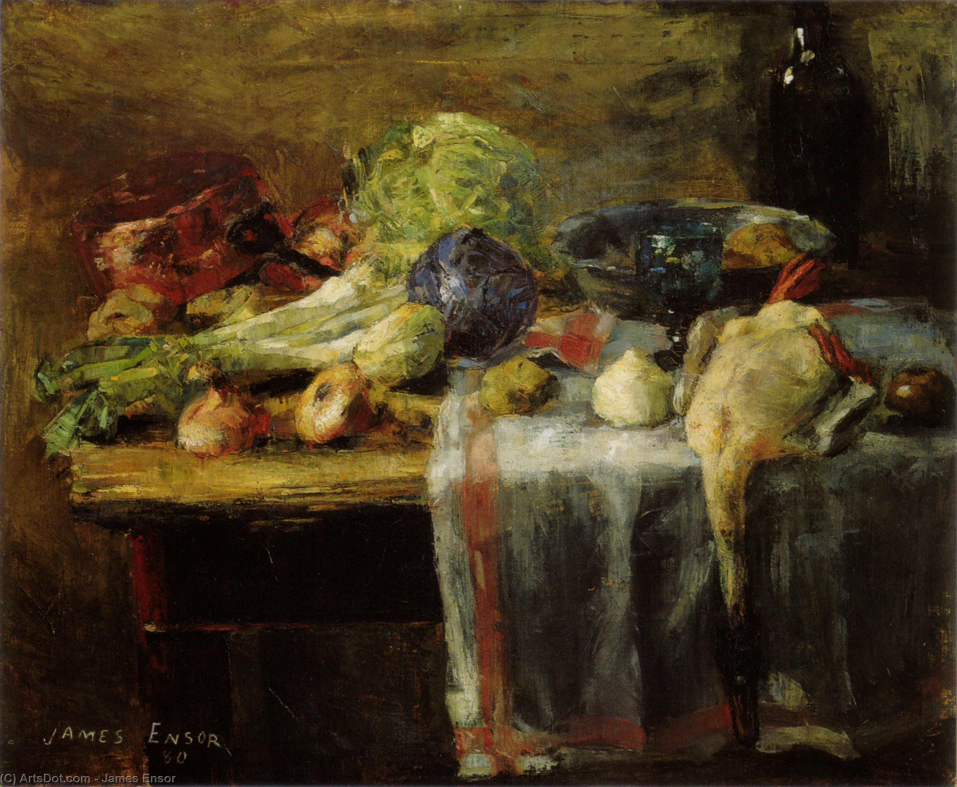 Still Life With Duck — Энсор