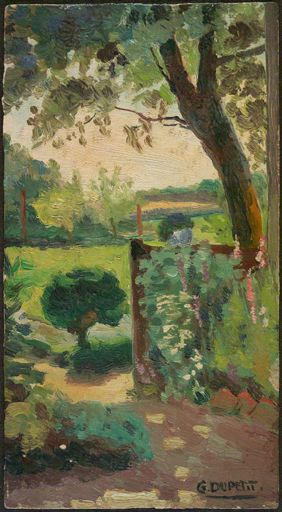 Petit Coin De Jardin Le Buis — Henri Georges Dupetit