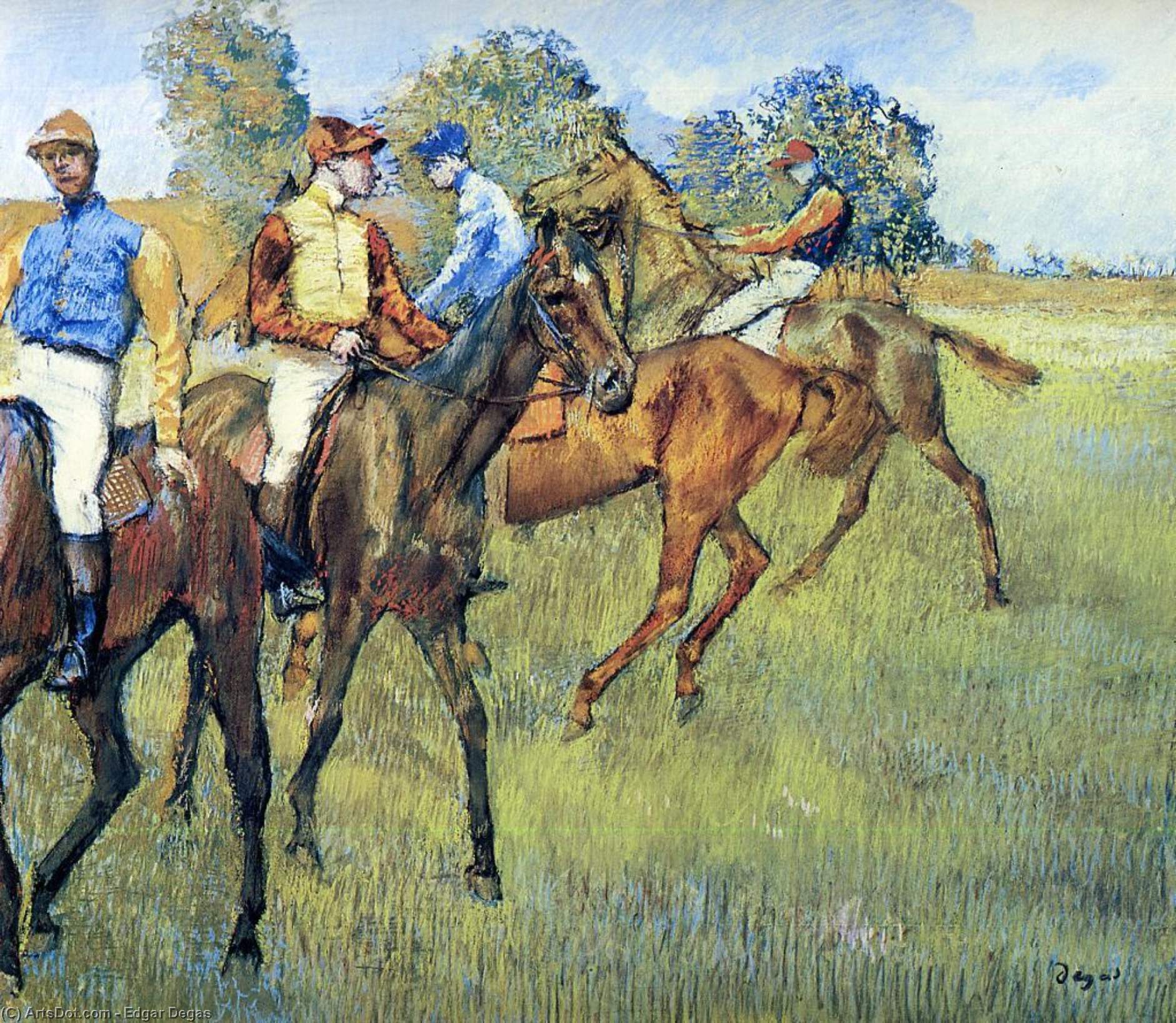 Rennen — Hilaire-germain-edgar Degas