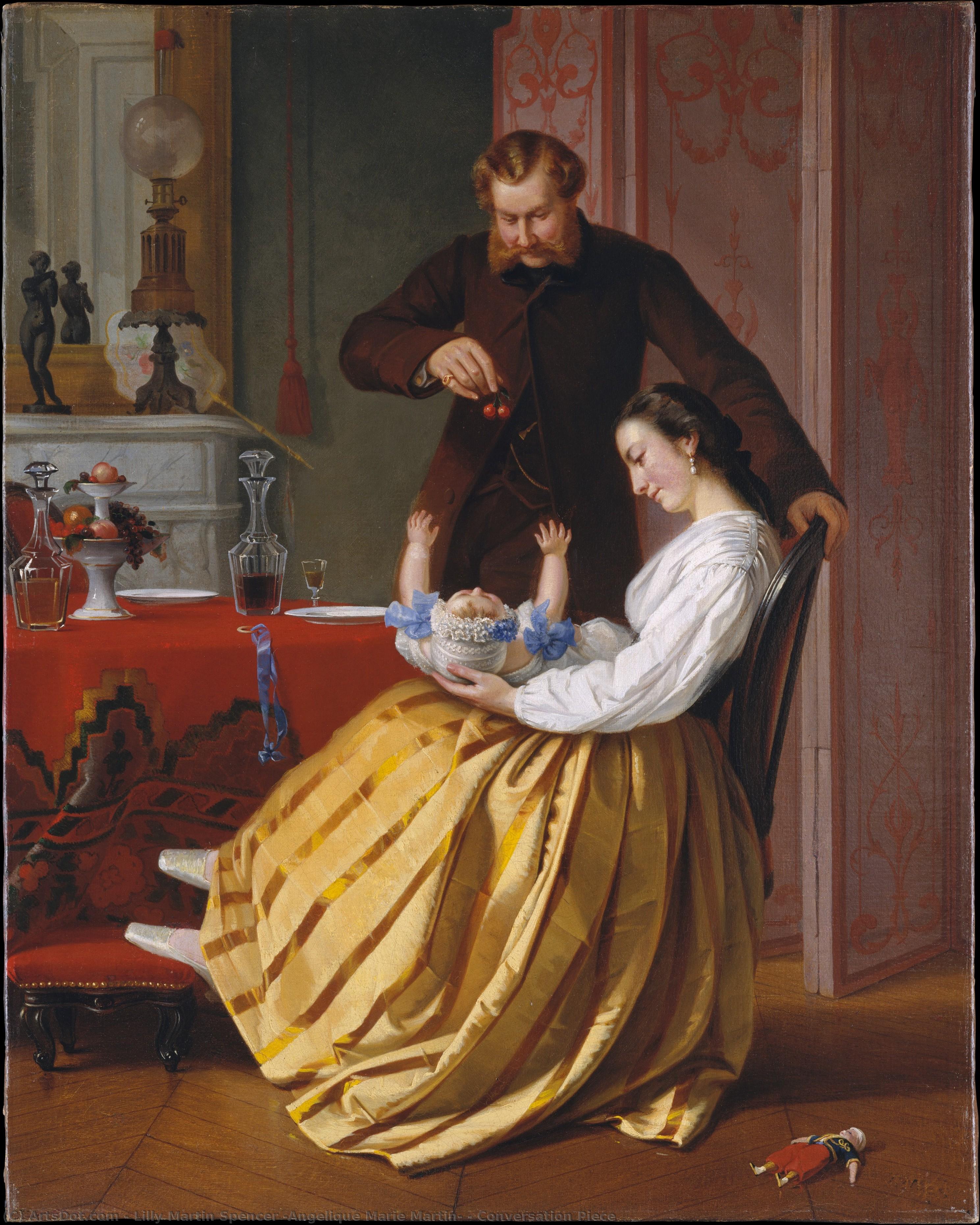 Conversation Piece — Lilly Martin Spencer (angelique Marie Martin)