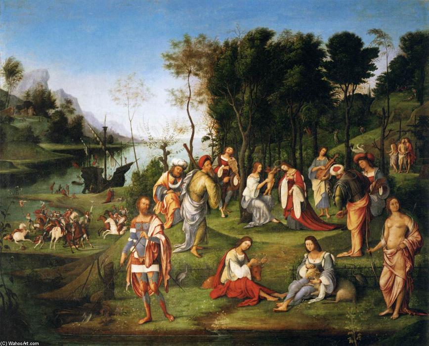 Court Of Isabella D'este — Lorenzo Costa (the Elder)