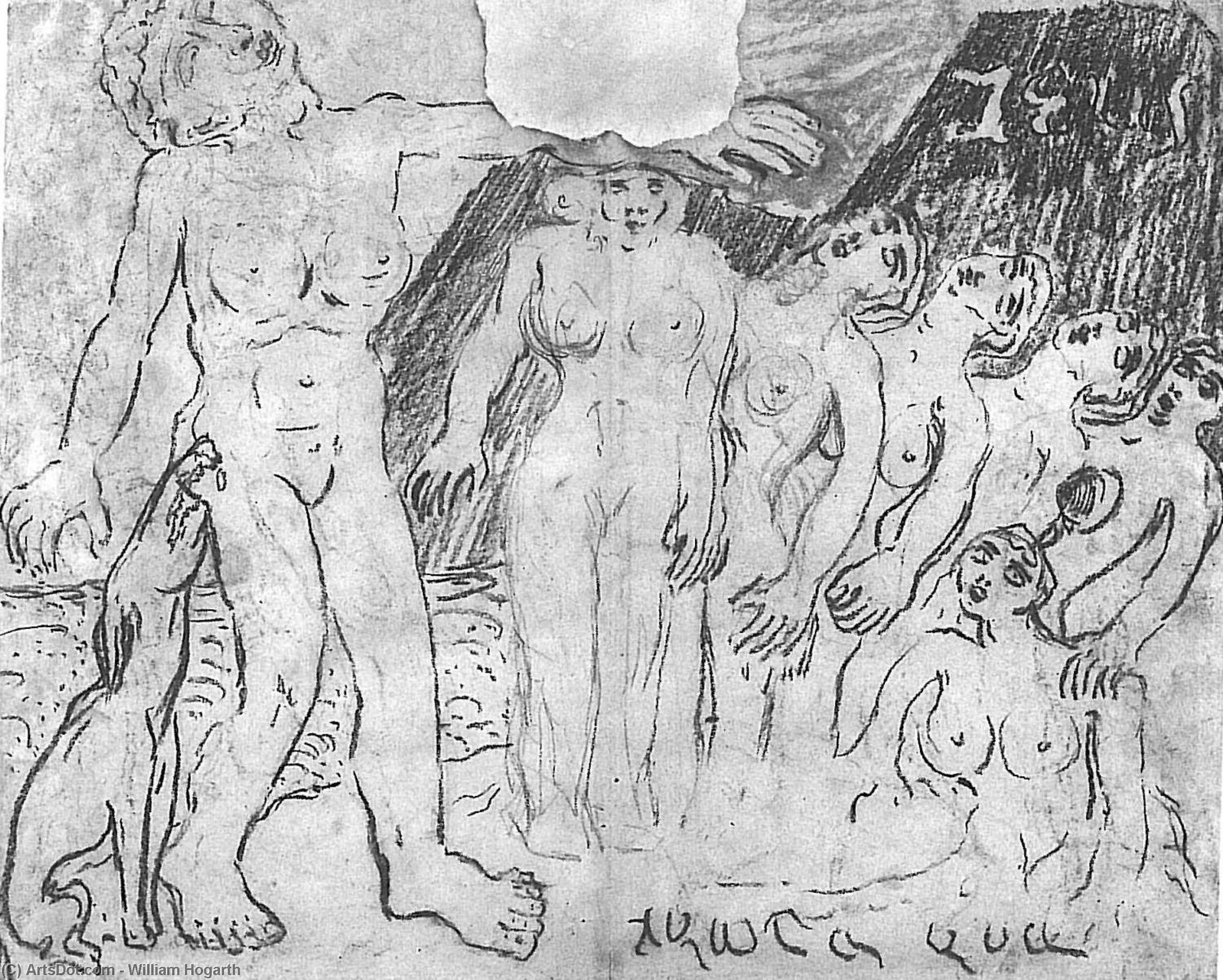 A Harlot's Progress, Plate 4 — Хогарт