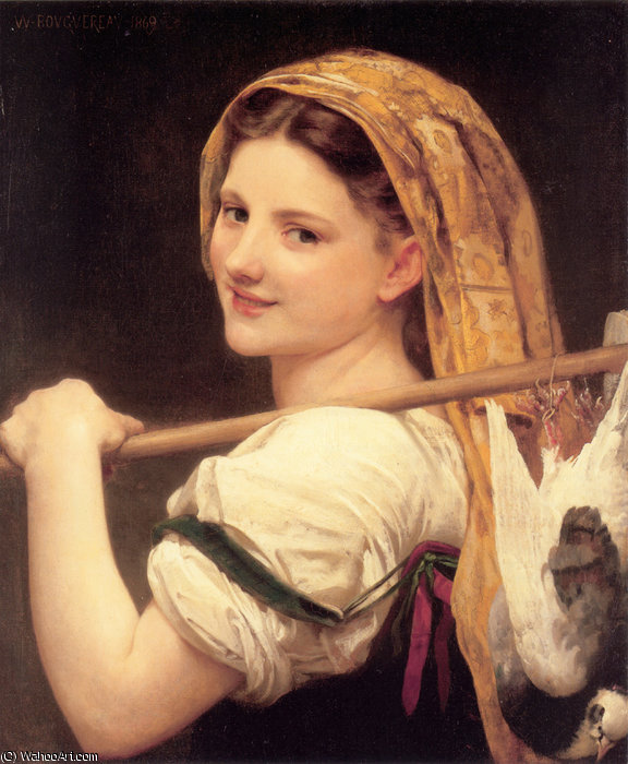 Returned From The Market — William-adolphe Bouguereau