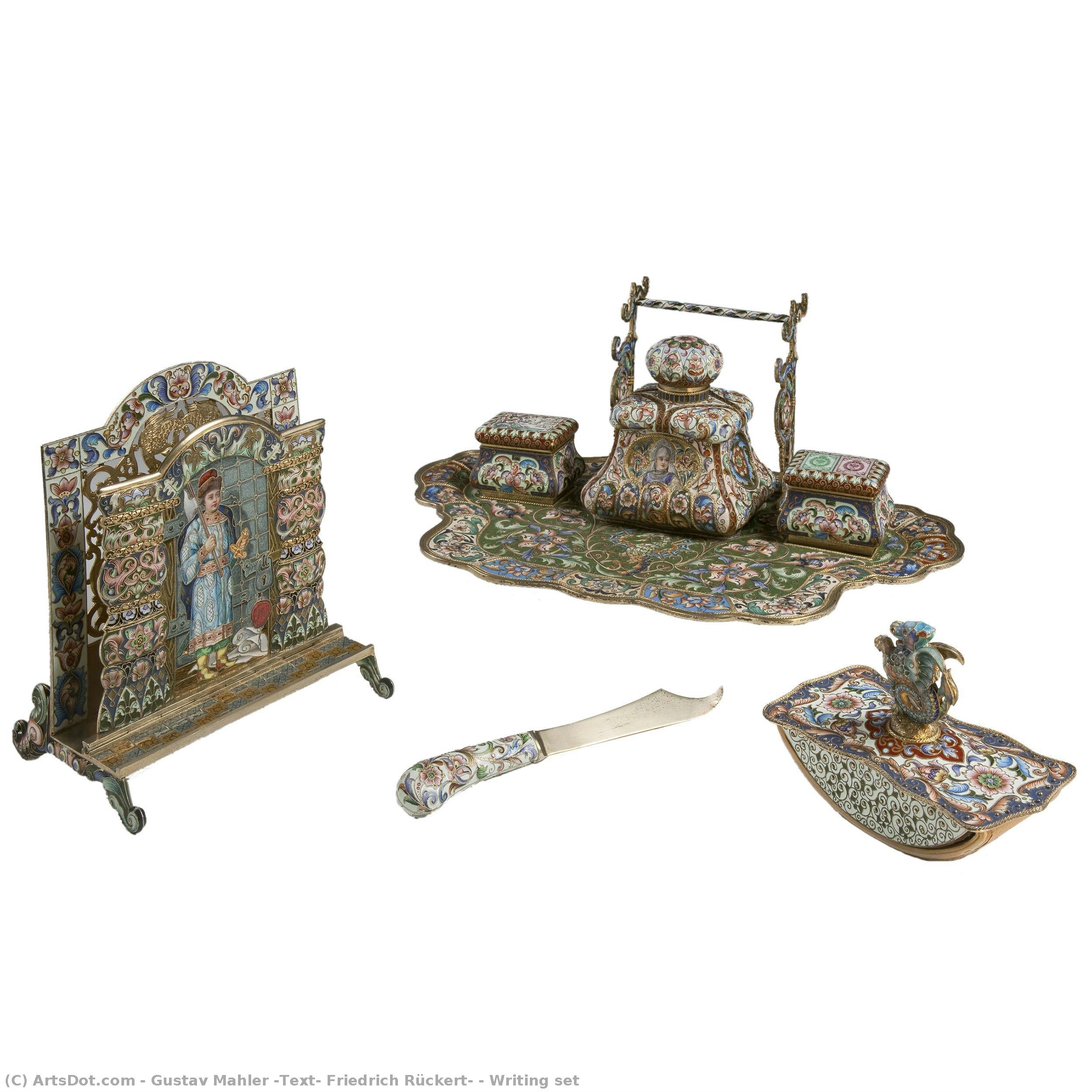 Writing Set — Gustav Mahler (text: Friedrich Rückert)