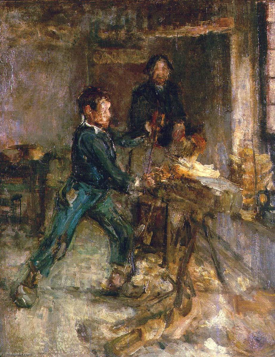 Study For The Young Sabot Maker — Генри Оссава Тэннер